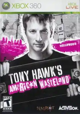 Tony Hawks American Wasteland (USA) box cover front